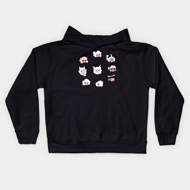 Helltaker harem Kids Hoodie by MigiDesu